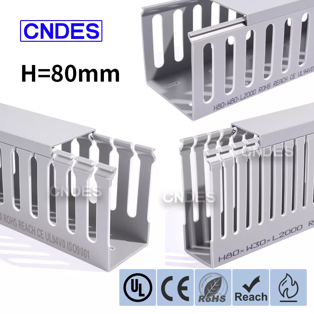 PVC-automatiseringskabelgoot met 80 hoogtes