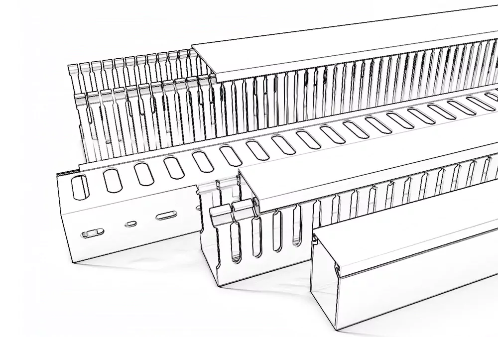 Aangepaste PVC-bedradingskanalen